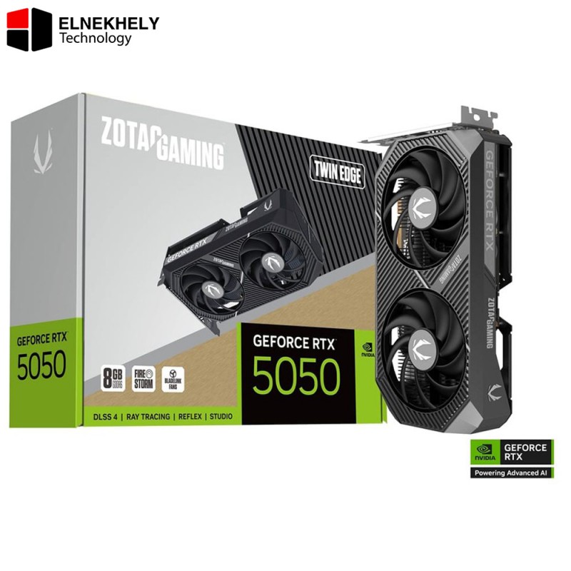 ZOTAC GAMING GeForce RTX 5050 Twin Edge 8GB GDDR6 Graphics Card ZOTAC GAMING GeForce RTX 5050 Twin Edge 8GB GDDR6 Graphics Card