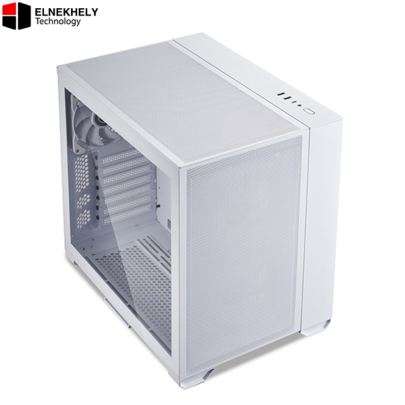 Lian Li O11 Air Mini (White) – Compact Mini ITX/ATX Tower Gaming Case with High Airflow and Tempered Lian Li O11 Air Mini (White) – Compact Mini ITX/ATX Tower Gaming Case with High Airflow and Tempered