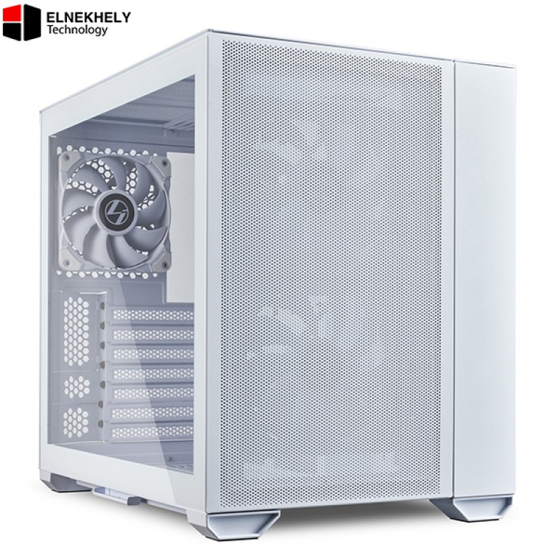 Lian Li O11 Air Mini (White) – Compact Mini ITX/ATX Tower Gaming Case with High Airflow and Tempered Lian Li O11 Air Mini (White) – Compact Mini ITX/ATX Tower Gaming Case with High Airflow and Tempered