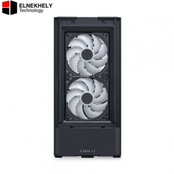Lian Li LANCOOL 207 Black ATX/Micro-ATX Case – Compact 45.5L Mid-Tower, Front PSU, 360mm Radiator Support, 4 Pre-Installed High-Performance Fans, Tempered Glass, USB-C
