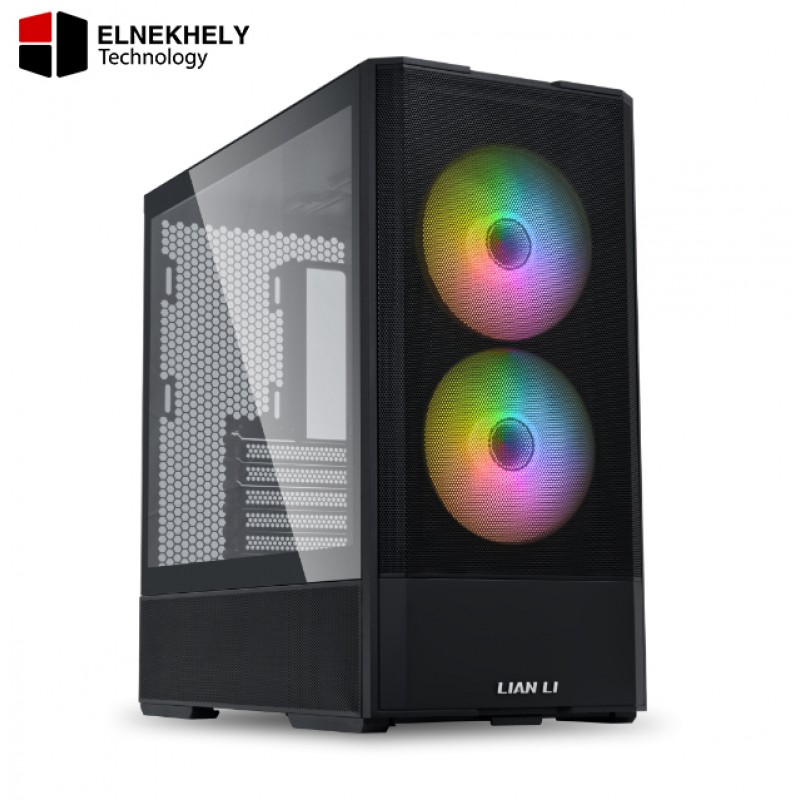 Lian Li LANCOOL 207 Black ATX/Micro-ATX Case – Compact 45.5L Mid-Tower, Front PSU, 360mm Radiator Support, 4 Pre-Installed High-Performance Fans, Tempered Glass, USB-C Lian Li LANCOOL 207 Black ATX/Micro-ATX Case – Compact 45.5L Mid-Tower, Front PSU, 360mm Radiator Support, 4 Pre-Installed High-Performance Fans, Tempered Glass, USB-C