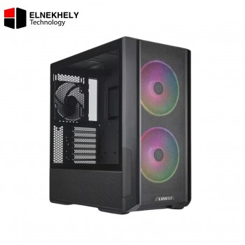 Lian Li Lancool 216 Mid-Tower ATX Case – Steel & Tempered Glass, 360mm Radiator Support, 3 Included Fans, ARGB Option, Advanced Cooling & Cable Management