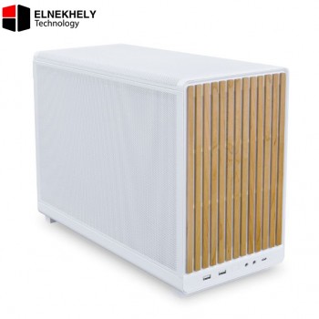 Lian Li A3-mATX White Wood Edition – Micro Tower Case, 26.3L, Steel Mesh, M-ATX/ITX, 415mm GPU, 360mm Radiator, ATX/SFX PSU Support, DAN Cases Design