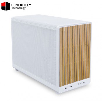 Lian Li A3-mATX White Wood Edition – Micro Tower Case, 26.3L, Steel Mesh, M-ATX/ITX, 415mm GPU, 360mm Radiator, ATX/SFX PSU Support, DAN Cases Design