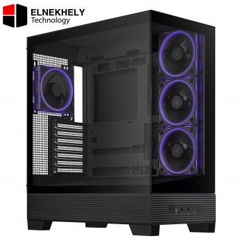 ASUS A31 PLUS ATX Mid Tower Case – Tempered Glass Front & Side, 4x ARGB Fans, USB 3.2 Gen2x2 Type-C, Supports 360mm Radiator