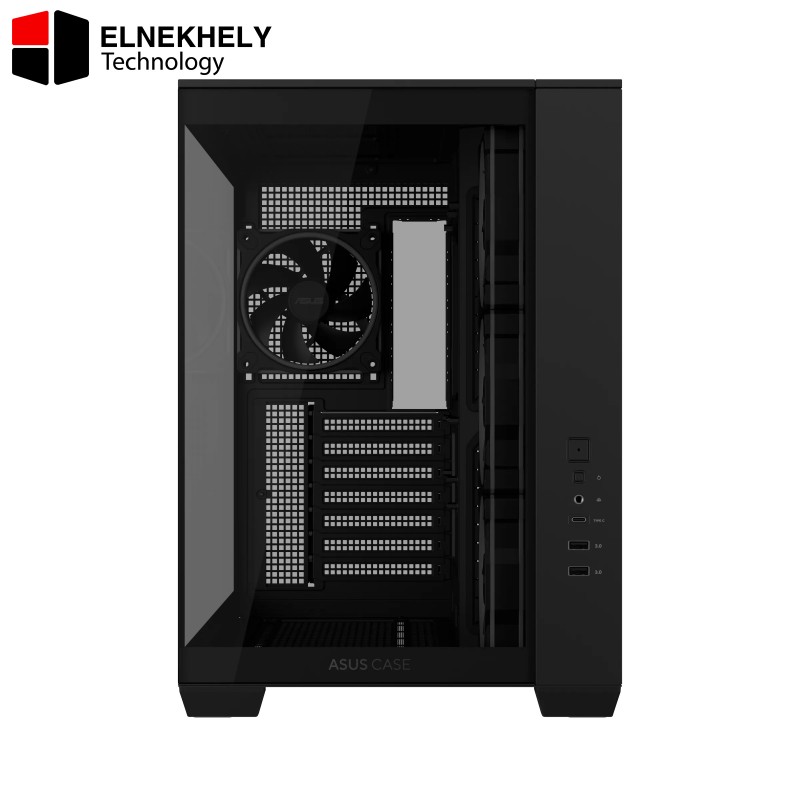 ASUS A32 PLUS Mid Tower ATX Case – Black, Dual-Chamber Design, Panoramic Tempered Glass, 4× Pre-Installed ARGB Fans, Supports 360mm Radiators & 420mm GPUs, USB Type-C Front I/O ASUS A32 PLUS Mid Tower ATX Case – Black, Dual-Chamber Design, Panoramic Tempered Glass, 4× Pre-Installed ARGB Fans, Supports 360mm Radiators & 420mm GPUs, USB Type-C Front I/O