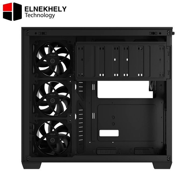 ASUS A32 PLUS Mid Tower ATX Case – Black, Dual-Chamber Design, Panoramic Tempered Glass, 4× Pre-Installed ARGB Fans, Supports 360mm Radiators & 420mm GPUs, USB Type-C Front I/O ASUS A32 PLUS Mid Tower ATX Case – Black, Dual-Chamber Design, Panoramic Tempered Glass, 4× Pre-Installed ARGB Fans, Supports 360mm Radiators & 420mm GPUs, USB Type-C Front I/O