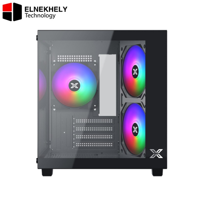 Xigmatek Aqua M Nano II Micro-ATX Case – Supports 155mm CPU Coolers, 290mm GPUs, 240mm Radiator, 7 Fans, ATX PSU, Dual Tempered Glass, USB 3.0 Xigmatek Aqua M Nano II Micro-ATX Case – Supports 155mm CPU Coolers, 290mm GPUs, 240mm Radiator, 7 Fans, ATX PSU, Dual Tempered Glass, USB 3.0
