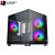 Xigmatek Aqua M Nano II Micro-ATX Case – Supports 155mm CPU Coolers, 290mm GPUs, 240mm Radiator, 7 Fans, ATX PSU, Dual Tempered Glass, USB 3.0