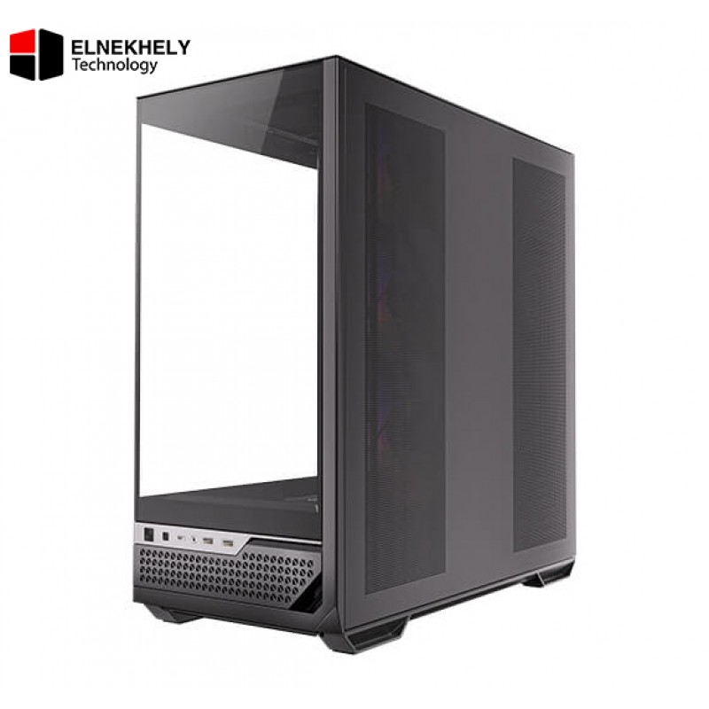 Antec C7 ARGB White Mid-Tower E-ATX PC Case – 4×120mm ARGB PWM Fans Included, Vertical GPU Cooling, USB-C 10Gbps, Seamless Tempered Glass Front & Side Panels, 360mm Radiator Support