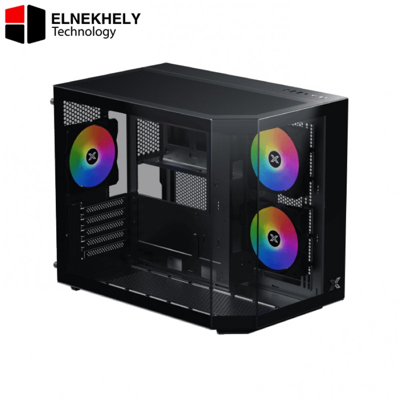 Xigmatek Cubi M Micro Tower Case – Compact mATX Chassis, Tempered Glass Side Panel, Front Mesh for Optimal Airflow, Pre-Installed 120mm Fan, Sleek Minimalist Design Xigmatek Cubi M Micro Tower Case – Compact mATX Chassis, Tempered Glass Side Panel, Front Mesh for Optimal Airflow, Pre-Installed 120mm Fan, Sleek Minimalist Design