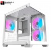 DarkFlash D275M White ARGB Gaming Case – Mid Tower with 3 ARGB Fans