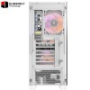 DarkFlash DK361 Computer Case (White) – 4 Pre-Installed Fans, High Airflow Design, Tempered Glass Side Panel, Optimized Cooling Support