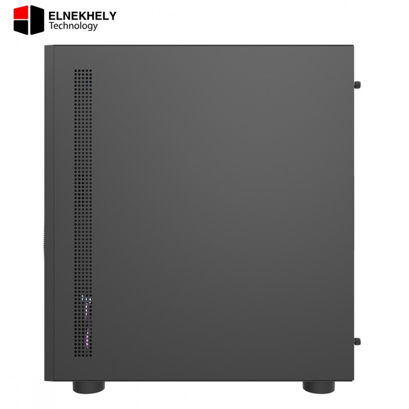 DarkFlash DLM21 Mesh Black mATX PC Case – High Airflow Mesh Front Panel, Tempered Glass Side, Support for 240mm Radiator, Multiple Fan Support, Compact Micro-ATX Design