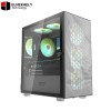 DarkFlash DLM21 Mesh mATX PC Case – High Airflow Mesh Front Panel, Tempered Glass Side, Support for 240mm Radiator, Multiple Fan Support, Compact Micro-ATX Design