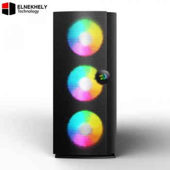 REDRAGON TOPSPIN GC651 GAMING CASE 4-F RGB + PSU 600W Mid Tower Case