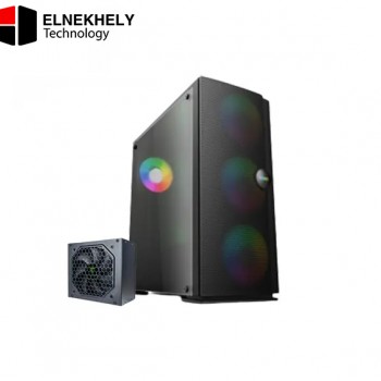 REDRAGON TOPSPIN GC651 GAMING CASE 4-F RGB + PSU 600W Mid Tower Case