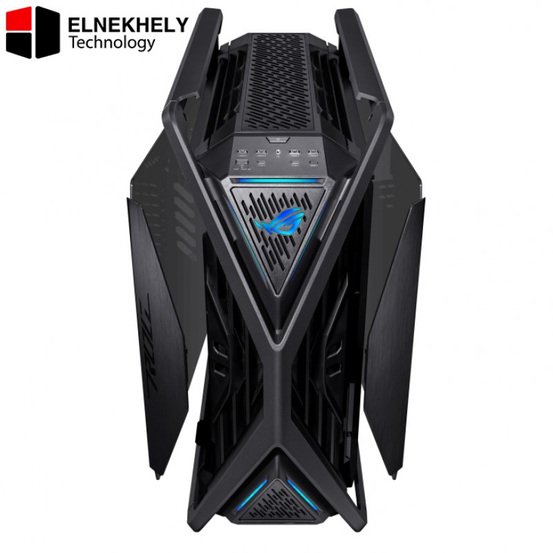 ASUS ROG Hyperion GR701 BTF Edition Full-Tower Gaming Case – Tool-Free Design, Panoramic Side Panel, High Airflow, E-ATX Support, BTF Compatibility, Aura Sync RGB ASUS ROG Hyperion GR701 BTF Edition Full-Tower Gaming Case – Tool-Free Design, Panoramic Side Panel, High Airflow, E-ATX Support, BTF Compatibility, Aura Sync RGB