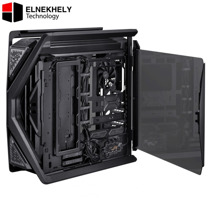 ASUS ROG Hyperion GR701 BTF Edition Full-Tower Gaming Case – Tool-Free Design, Panoramic Side Panel, High Airflow, E-ATX Support, BTF Compatibility, Aura Sync RGB ASUS ROG Hyperion GR701 BTF Edition Full-Tower Gaming Case – Tool-Free Design, Panoramic Side Panel, High Airflow, E-ATX Support, BTF Compatibility, Aura Sync RGB