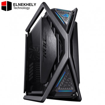 ASUS ROG Hyperion GR701 BTF Edition Full-Tower Gaming Case – Tool-Free Design, Panoramic Side Panel, High Airflow, E-ATX Support, BTF Compatibility, Aura Sync RGB