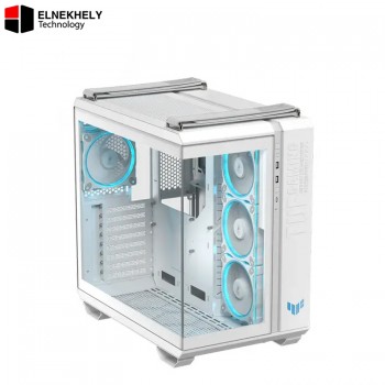 ASUS TUF Gaming GT502 Horizon ARGB Mid Tower PC Case – Dual Chamber, Tempered Glass, 4x ARGB Fans (White) ASUS TUF Gaming GT502 Horizon ARGB Mid Tower PC Case – Dual Chamber, Tempered Glass, 4x ARGB Fans (White)