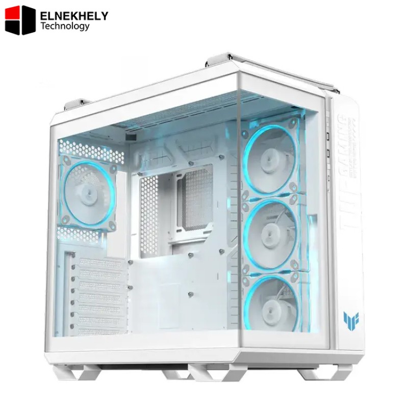 ASUS TUF Gaming GT502 Horizon ARGB Mid Tower PC Case – Dual Chamber, Tempered Glass, 4x ARGB Fans (White) ASUS TUF Gaming GT502 Horizon ARGB Mid Tower PC Case – Dual Chamber, Tempered Glass, 4x ARGB Fans (White)