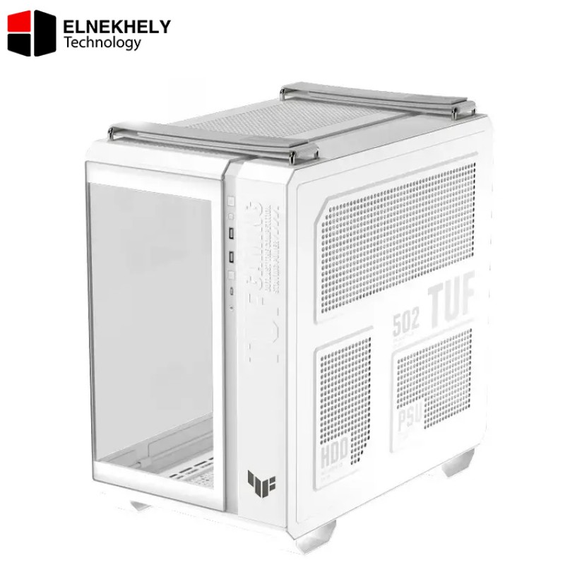 ASUS TUF Gaming GT502 Horizon ARGB Mid Tower PC Case – Dual Chamber, Tempered Glass, 4x ARGB Fans (White) ASUS TUF Gaming GT502 Horizon ARGB Mid Tower PC Case – Dual Chamber, Tempered Glass, 4x ARGB Fans (White)