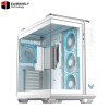 ASUS TUF Gaming GT502 Horizon ARGB Mid Tower PC Case – Dual Chamber, Tempered Glass, 4x ARGB Fans (White) ASUS TUF Gaming GT502 Horizon ARGB Mid Tower PC Case – Dual Chamber, Tempered Glass, 4x ARGB Fans (White)