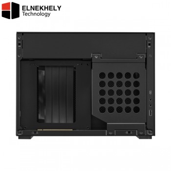 Lian Li A4-H2O Black 11L Mini-ITX Small Form Factor Case – Aluminum Chassis, Triple-Slot GPU Support, 240mm AIO, PCIe 4.0 Riser, SFX/SFX-L PSU Compatible