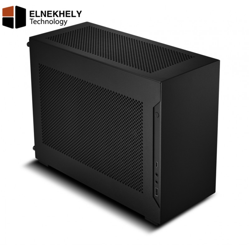Lian Li A4-H2O Black 11L Mini-ITX Small Form Factor Case – Aluminum Chassis, Triple-Slot GPU Support, 240mm AIO, PCIe 4.0 Riser, SFX/SFX-L PSU Compatible Lian Li A4-H2O Black 11L Mini-ITX Small Form Factor Case – Aluminum Chassis, Triple-Slot GPU Support, 240mm AIO, PCIe 4.0 Riser, SFX/SFX-L PSU Compatible