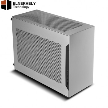 Lian Li A4-H2O Slver 11L Mini-ITX Small Form Factor Case – Aluminum Chassis, Triple-Slot GPU Support, 240mm AIO, PCIe 4.0 Riser, SFX/SFX-L PSU Compatible