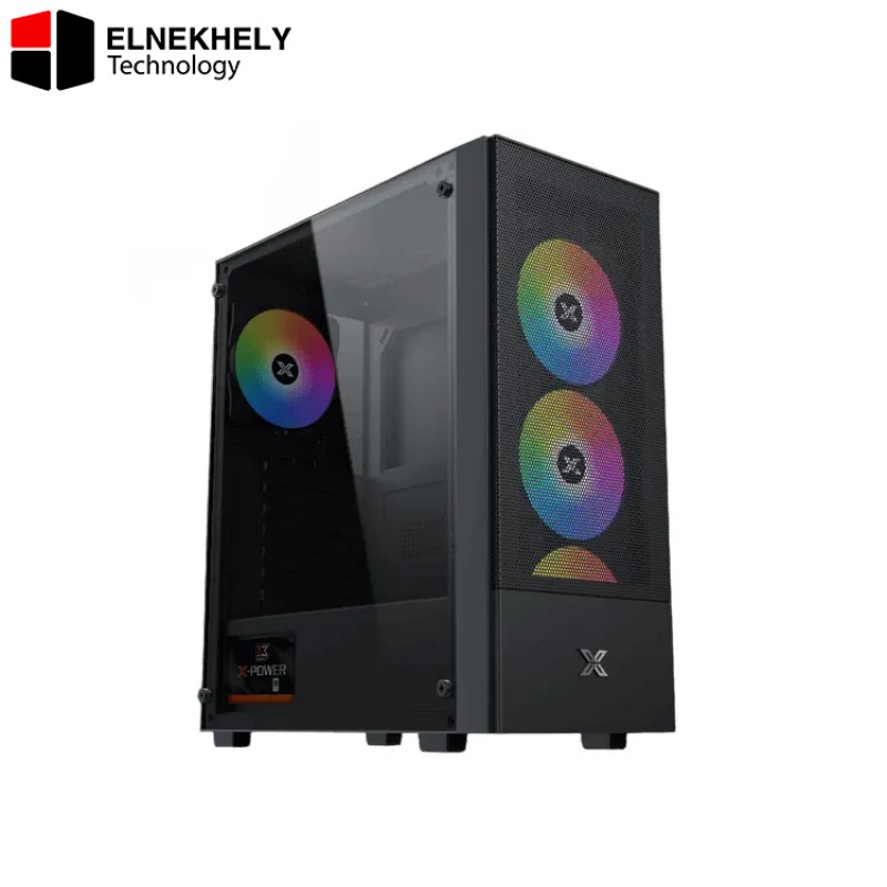 XIGMATEK HERO II AIR ARGB Mid Tower Case with 4 Pre-Installed Fans + X-POWER 750W 80+ White Power Supply – High Airflow, Stylish RGB, Reliable Performance XIGMATEK HERO II AIR ARGB Mid Tower Case with 4 Pre-Installed Fans + X-POWER 750W 80+ White Power Supply – High Airflow, Stylish RGB, Reliable Performance