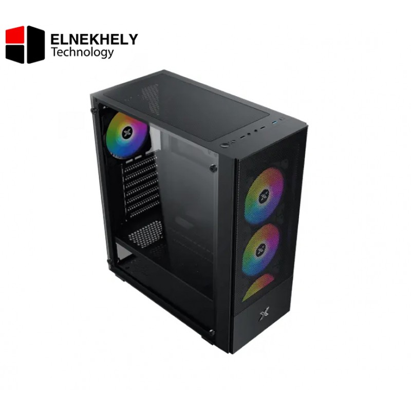 XIGMATEK HERO II AIR ARGB Mid Tower Case with 4 Pre-Installed Fans + X-POWER 750W 80+ White Power Supply – High Airflow, Stylish RGB, Reliable Performance XIGMATEK HERO II AIR ARGB Mid Tower Case with 4 Pre-Installed Fans + X-POWER 750W 80+ White Power Supply – High Airflow, Stylish RGB, Reliable Performance