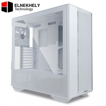 Lian Li LANCOOL III White Mid Tower Gaming Case – Tempered Glass, ARGB Fans, E-ATX Support, USB Type-C, High AirfloW