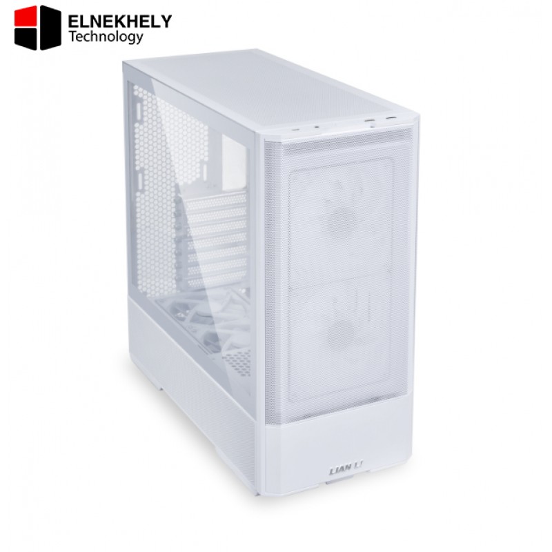 Lian Li LANCOOL 207 Mid Tower Case – White, 2x 140mm & 2x 120mm Pre-Installed Fans, Supports 360mm Radiator, 8 Fan Slots, Steel Frame & 4mm Tempered Glass Lian Li LANCOOL 207 Mid Tower Case – White, 2x 140mm & 2x 120mm Pre-Installed Fans, Supports 360mm Radiator, 8 Fan Slots, Steel Frame & 4mm Tempered Glass