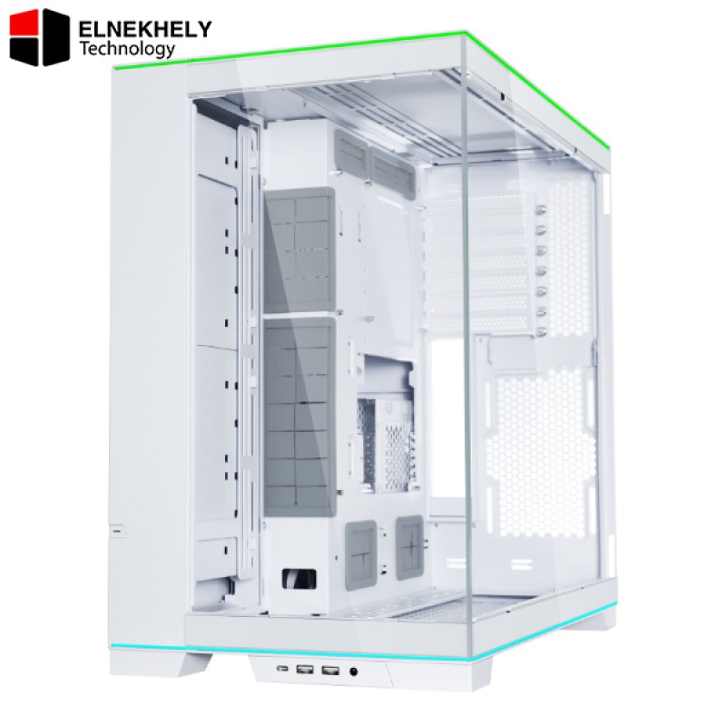 Lian Li O11 Dynamic EVO Black RGB Mid Tower Case – O11DERGBW– ATX, Tempered Glass, White Lian Li O11 Dynamic EVO Black RGB Mid Tower Case – O11DERGBW– ATX, Tempered Glass, White