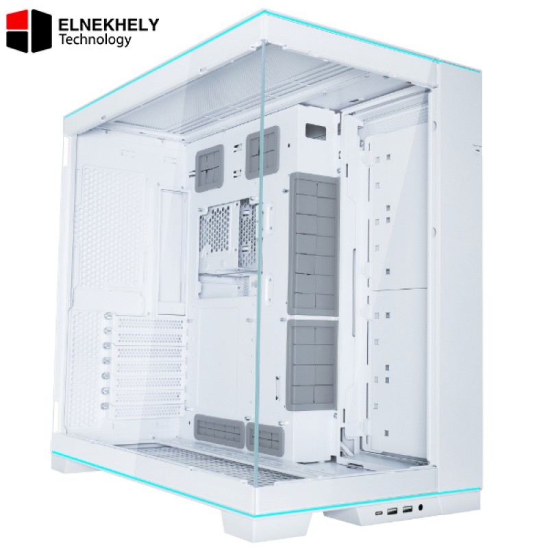 Lian Li O11 Dynamic EVO Black RGB Mid Tower Case – O11DERGBW– ATX, Tempered Glass, White Lian Li O11 Dynamic EVO Black RGB Mid Tower Case – O11DERGBW– ATX, Tempered Glass, White