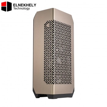 Cooler Master NCORE 100 MAX Bronze ITX SFF Tower Case, Custom 120mm AIO, 850W SFX Gold ATX3.0 PSU, 4 Slot GPU, Vertical Mount GPU, PCIe 4.0 Riser, Anodized Aluminum, USB Type C (NR100-ZNNN85-SL0)