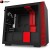 NZXT H210 Mini-ITX Gaming Case with Tempered Glass – Matte Black/Red