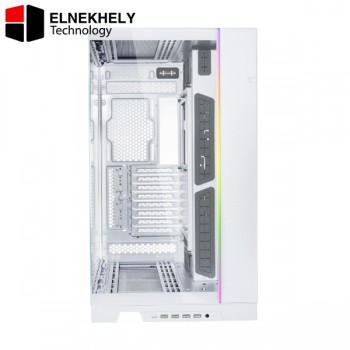 Lian Li O11 Dynamic EVO XL – Full Tower Case with E-ATX Support, Tempered Glass, and High Airflow Design (White)