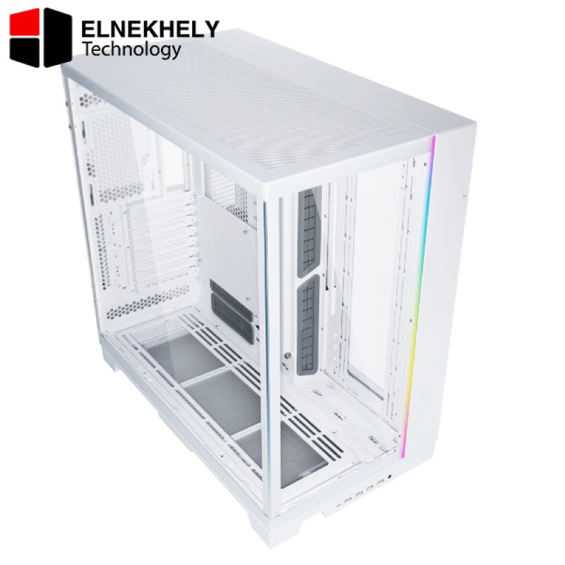 Lian Li O11 Dynamic EVO XL – Full Tower Case with E-ATX Support, Tempered Glass, and High Airflow Design (White) Lian Li O11 Dynamic EVO XL – Full Tower Case with E-ATX Support, Tempered Glass, and High Airflow Design (White)