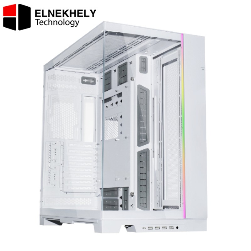 Lian Li O11 Dynamic EVO XL – Full Tower Case with E-ATX Support, Tempered Glass, and High Airflow Design (White) Lian Li O11 Dynamic EVO XL – Full Tower Case with E-ATX Support, Tempered Glass, and High Airflow Design (White)