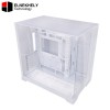 Lian Li O11 VISION COMPACT Mid Tower PC Case – Tempered Glass, ATX/E-ATX Support, USB 3.1 Type-C Multiple Radiator & Fan Support (White) Lian Li O11 VISION COMPACT Mid Tower PC Case – Tempered Glass, ATX/E-ATX Support, USB 3.1 Type-C Multiple Radiator & Fan Support (White)