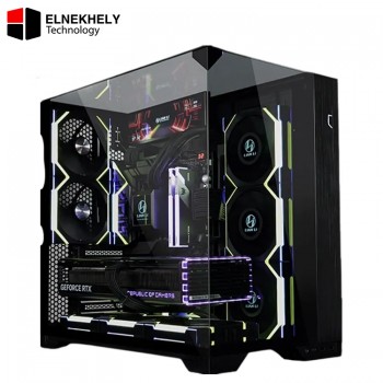 Lian Li O11 VISION COMPACT Mid Tower PC Case – Tempered Glass, ATX/E-ATX Support, USB 3.1 Type-C Multiple Radiator & Fan Support