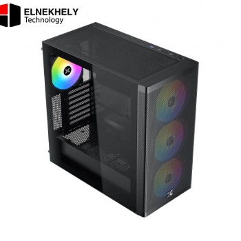 Xigmatek Osiris BTF Super Tower Case + PRIME 750W 80+ Gold PSU – 140mm ARGB Fan, Back-to-Front Design, High-Airflow, Full Modular Power Supply