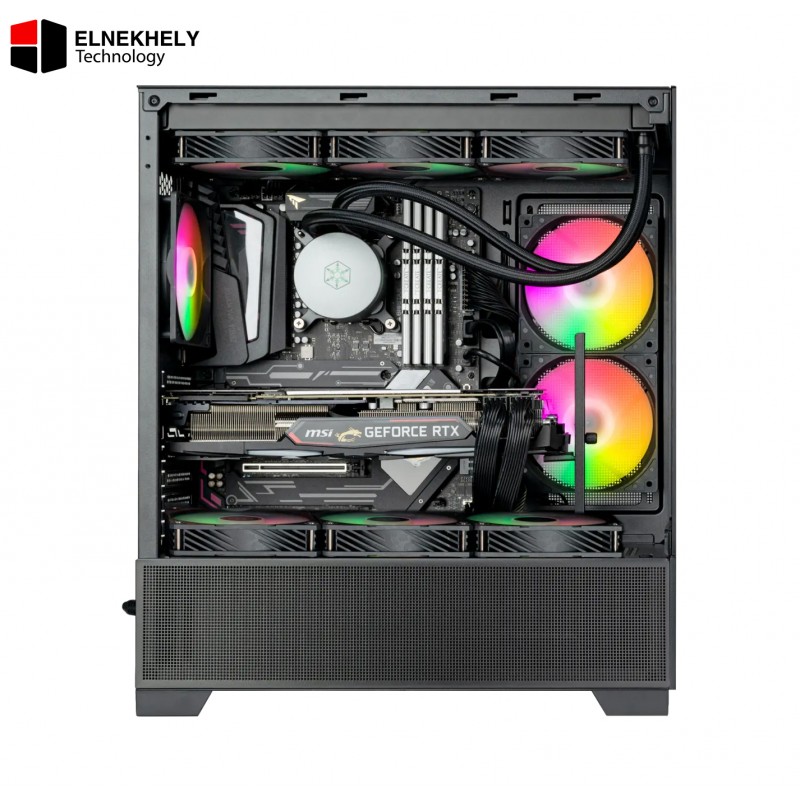 SilverStone Lucid 05 Panoramic ATX Case + Triton 850Rx 80+ Gold PSU Bundle – 270° View, 11 Fan Mounts, 410mm GPU Limit, Black SilverStone Lucid 05 Panoramic ATX Case + Triton 850Rx 80+ Gold PSU Bundle – 270° View, 11 Fan Mounts, 410mm GPU Limit, Black