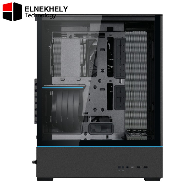 Lian Li SUP01 Black Mid-Tower Gaming Case – Tempered Glass, ATX/PCIe 4.0, USB-C, High-Airflow Lian Li SUP01 Black Mid-Tower Gaming Case – Tempered Glass, ATX/PCIe 4.0, USB-C, High-Airflow