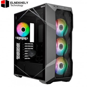 Cooler Master TD500 MAX ATX Mid-Tower Case, Custom Atmos 360 MAX AIO, GX II Gold 850W ATX 3.0 PSU, Mobius 120P ARGB PWM Fan, Type C, Two-Stage Power Connector, Pre-Routed Cable Management