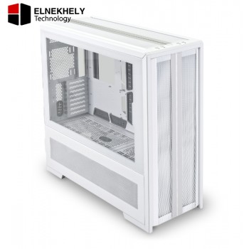 Lian Li V3000 PLUS Full Tower PC Case – Dual System Support, Rotated Layout, EEB/E-ATX Compatible, High Airflow, Tempered Glass Panels – White GGF Edition