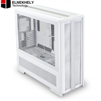 Lian Li V3000 PLUS Full Tower PC Case – Dual System Support, Rotated Layout, EEB/E-ATX Compatible, High Airflow, Tempered Glass Panels – White GGF Edition